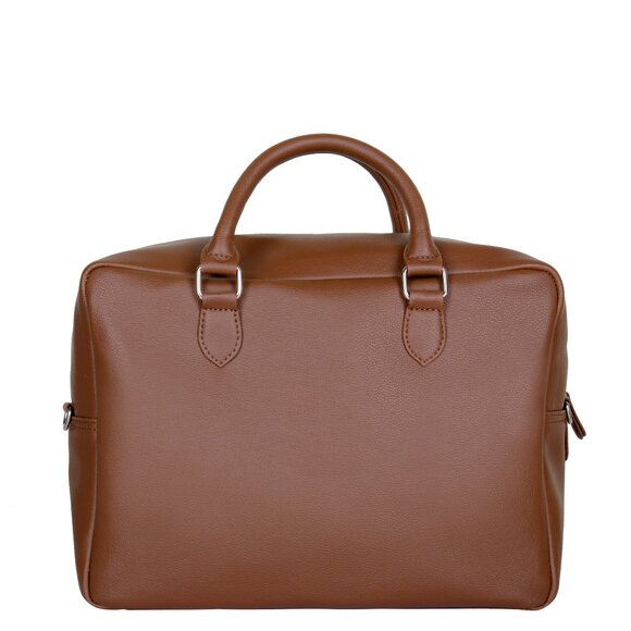 Printed Leather Buisness Top Handle Crossbody Bag for Women for Work, Daily Use - Picture 9 of 10